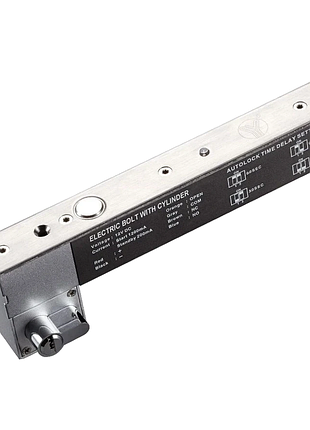 Електроригельний замок yli electronic yb-630a(led) врізний, 12 в, індикатор стану