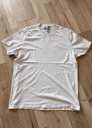 Футболка adidas оригінал, розмір xl, бавовна, бежева