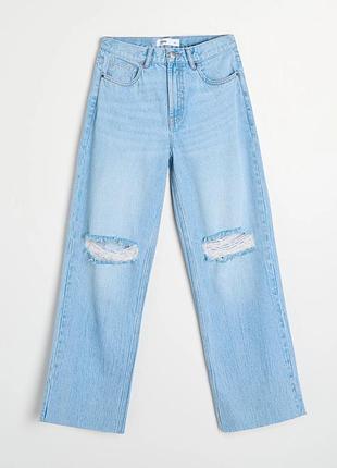Блакитні джинси baggy розмір  m-l  38-40