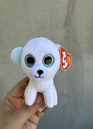 М'яку мінііграшку frostiness із серії mcdonald's teenie beanie boos (випуску 2017 року) від компанії ty
