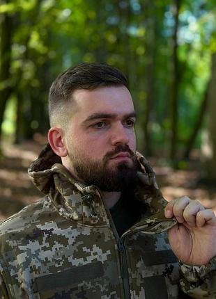 Костюм пиксель софтшелл military 3