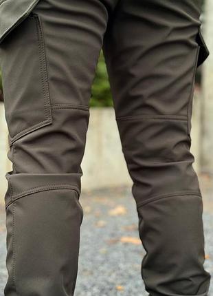 Брюки soft shell усиленные olive viking ✅ 2
