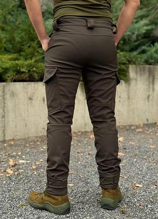 Брюки soft shell усиленные olive viking ✅ 9