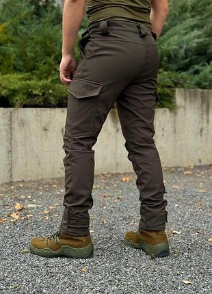 Брюки soft shell усиленные olive viking ✅ 10