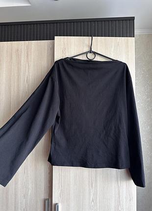 Лонг з широкими рукавами кльош h&m 2