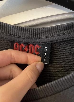 Світшот оверсайз ac dc 3