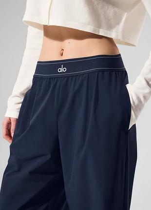 Alo yoga — широкі штани, navy 💙