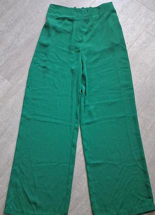 Широкие брюки от bershka   💚💚💚штани.