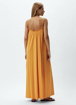 Яскравий літній сарафан макси від h&m 4