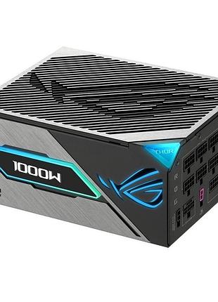 Блок питания asus rog thor 1000w platinum iii atx 3.1 с вентилятором 135 мм black (90ye00v3-b0na00)