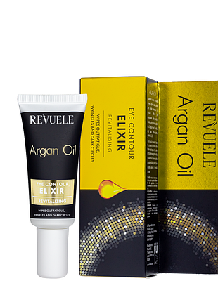 Крем эликсир для контура глаз revuele argan oil elixir омолаживающий 25 мл daily skin care