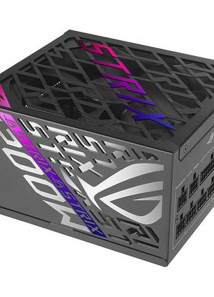 Блок питания asus rog strix 1200w platinum rog equalizer atx 3.1 с вентилятором 135 мм black (90ye00w6-b0na00)
