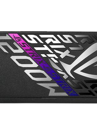 Блок питания asus rog strix 1200w platinum rog equalizer atx 3.1 с вентилятором 135 мм black (90ye00w6-b0na00) 4
