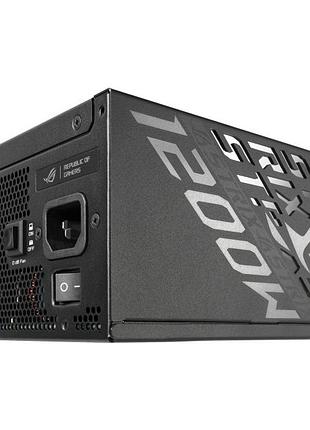Блок питания asus rog strix 1200w platinum rog equalizer atx 3.1 с вентилятором 135 мм black (90ye00w6-b0na00) 7