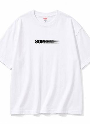 Футболка стильна жіноча supreme, біла