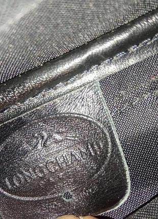 Винтажная кожаная сумка-тоут от известного французского бренда longchamp 5