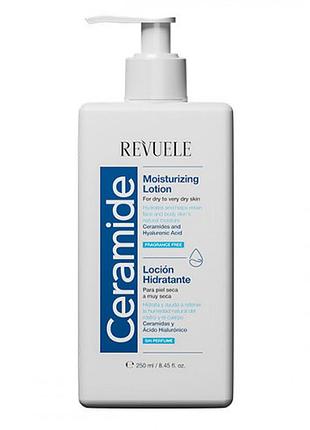 Увлажняющий лосьон для лица и тела revuele ceramide 250 мл daily skin care