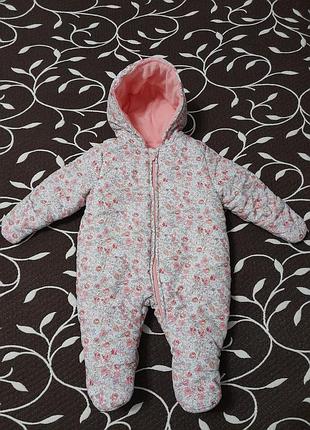 Комбинезон демисезонный на девочку 0-3 месяцев, фирмы mothercare