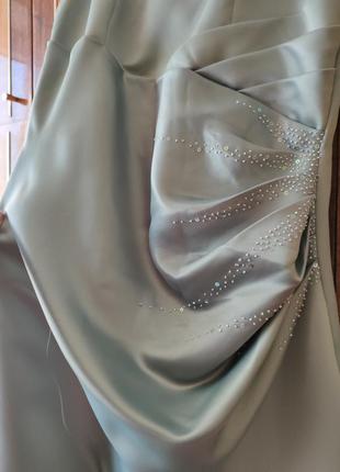Вечірнє-випускне плаття шикарне зі шлейфом5 фото