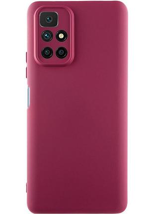 Чехол tpu getman liquid silk full camera для xiaomi redmi 10