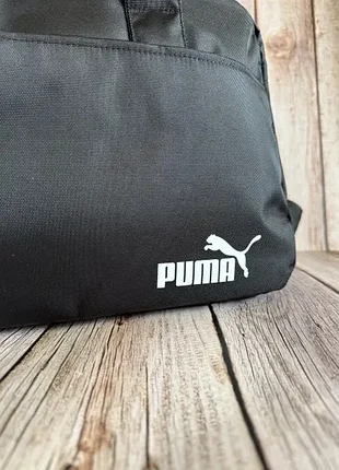 Спортивная черная фитнес сумка puma, сумка женская в спортзал пума 3