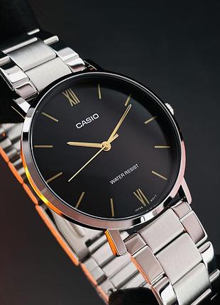 Чоловічий годинник casio mtp-vt01d-1b – класична модель з мінеральним склом та сталевим браслетом 2