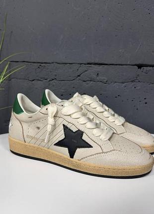 Кеди golden goose белые lux 42