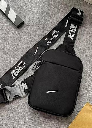 Сумка-месенджер nike, чорна