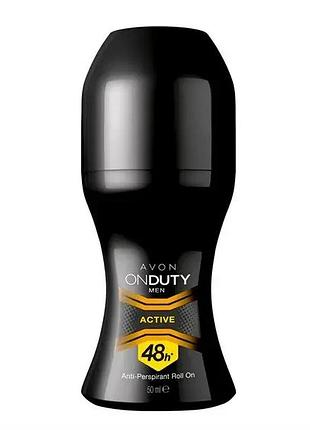 Дезодорант-антиперспирант с шариковым аппликатором avon «активная защита» 50 мл