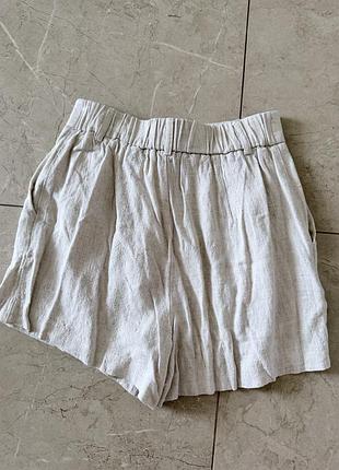 Шорты льняные 4