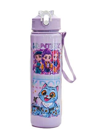 Детская бутылка для воды с k-pop demon hunters , huntrix