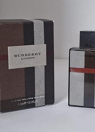 Миниатюра burberry london for men. оригинал.