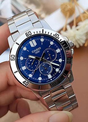 Мужские часы casio mtp-vd300d-2e 6