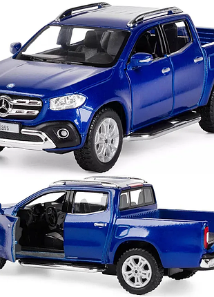 Модель автомобиля коллекционная mercedes-benz x-class (синий) 1:42 kinsmart kt5410w