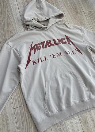 Толстовка худи metallica