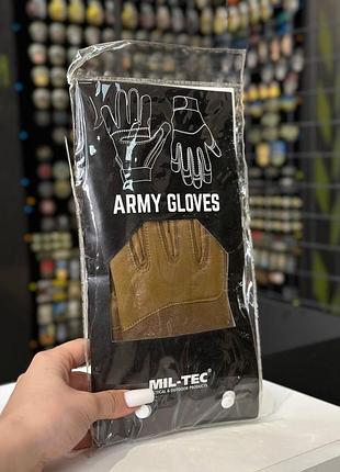 Тактические перчатки mil-tec army - coyote 9