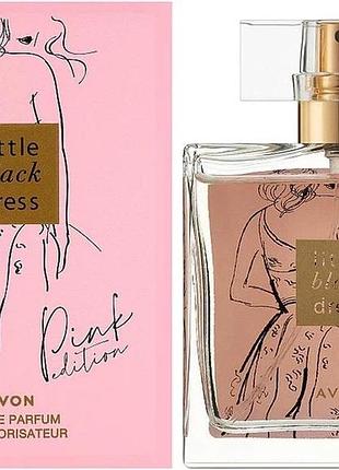 Парфюмована вода , avon little black dress pink edition, 50 мл