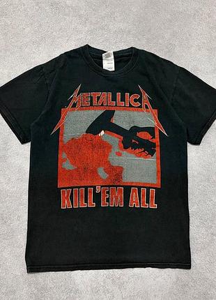 Вінтажна футболка metallica - kill em all 2007 metal vintage