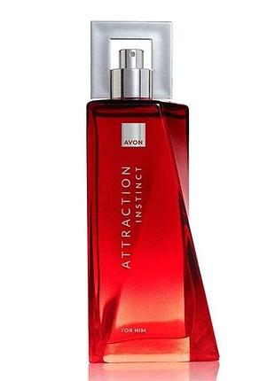 Туалетная вода avon attraction instinct для него, 75 мл