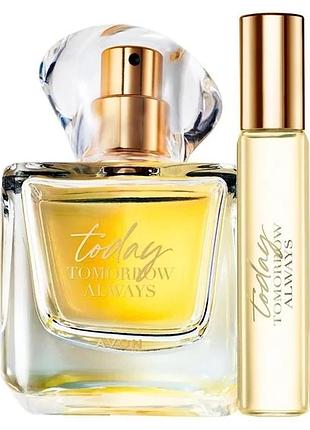 Женский парфюмированный набор avon today 50 мл +10 мл