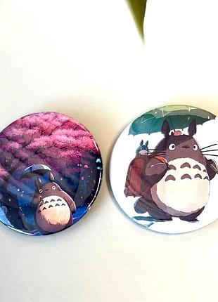 Набір значків з мій сусід тоторо, totoro (2шт)