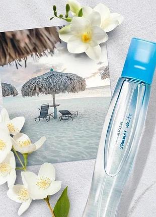 Жіноча туалетна вода avon summer white 50 мл