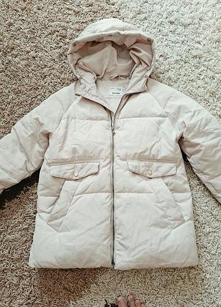 Зимовий пуховик zara p.152  ( 11-12 років)