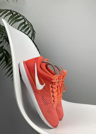 Оригінальні жіночі кросівки nike flex 2016 rn яскраво-оранжеві 40 р. 25.5 см