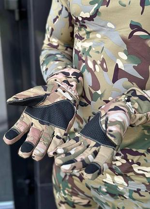 Рукавиці палі мультикам softshell 8