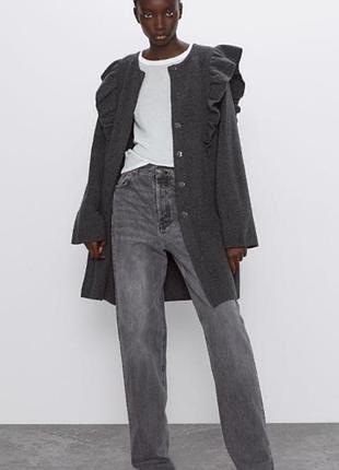 Пальто zara в составе шерсть