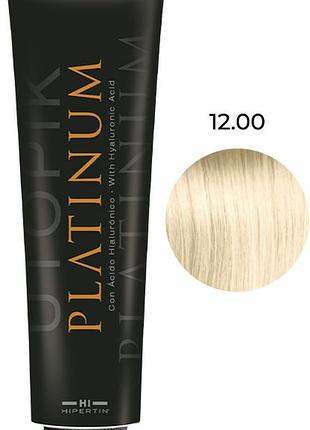 Крем-краска для волос 12.00 супер-блонд натуральный интенсивный platinum hipertin, 100 мл