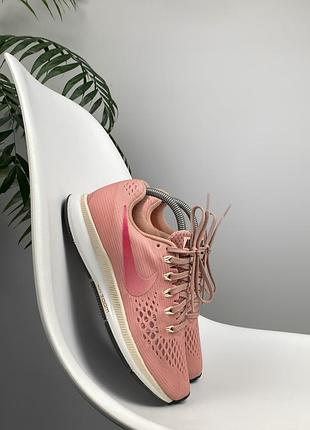 Оригінальні бігові кросівки nike air zoom pegasus 34 рожеві 38.5 р. 24.5 см