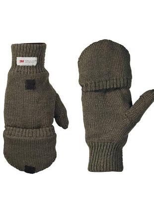 Рукавиці відкидні . klapphandschuhe oliv. 2