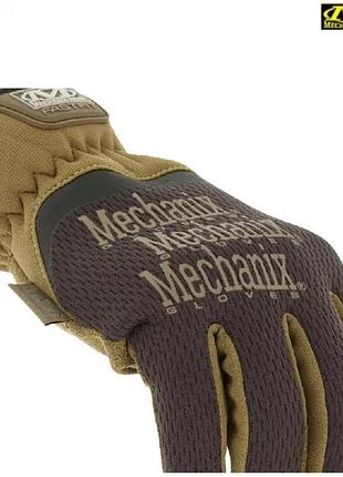 Перчатки mechanix fastfit койот\коричневый 2